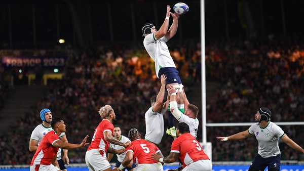 Ireland won all but two of their 23 lineouts on Saturday