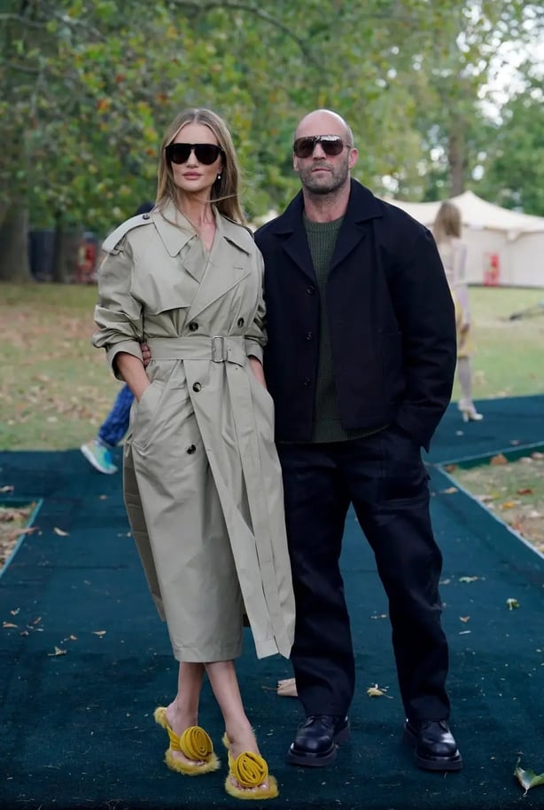 Rosie Huntington-Whiteley and Jason Statham (Lucy North/PA)