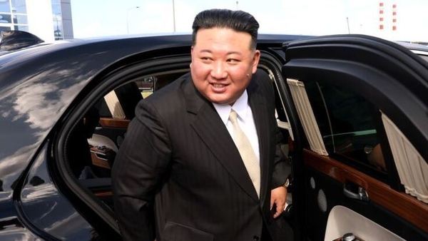 Kim Jong Un pictured in Russia last week (Pic: Kremlin Press Office)