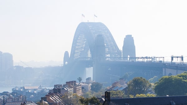 The Sydney Harbour Bridge is seen shrouded by smoke last week after a ring of controlled blazes burned on the city's fringes in preparation for the looming bushfire season
