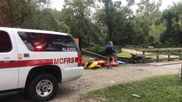 The incident happened on the Potomac River near Washington DC (Pic: @mcfrsPIO)