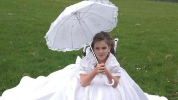 Dollceanna Carter had her First Holy Communion in May 2021 just before she underwent her first operation at Temple Street