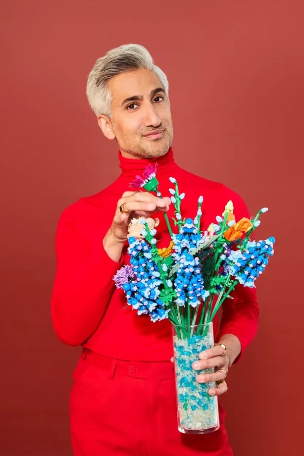 Playing with flowers helped France's creativity as a child (The Lego Group/PA)