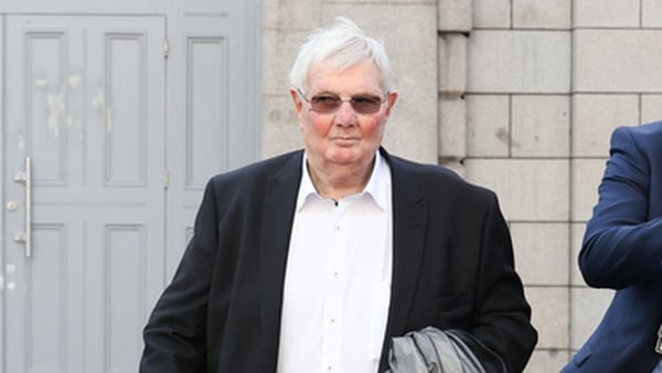 Eamon Butterly leaves the court after his first day in the witness box (Pic: RollingNews.ie)