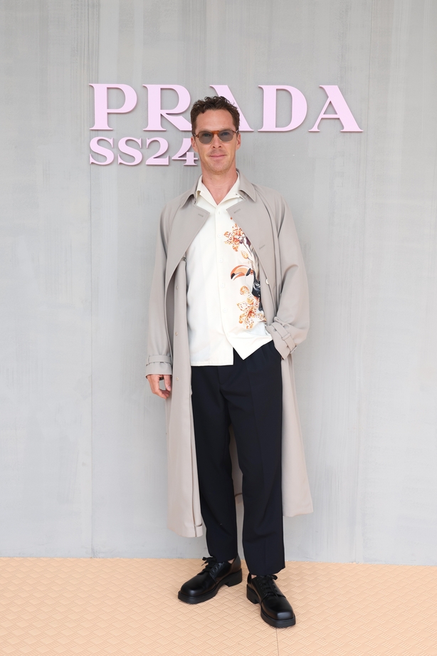 Benedict Cumberbatch attends the Prada