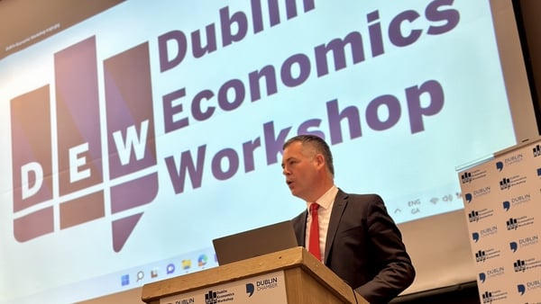 Pearse Doherty was speaking at the Dublin Economics Workshop