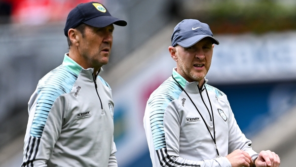 Paddy Tally (R) with Kerry boss Jack O'Connor