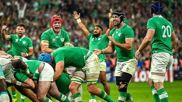 It was a night of celebration for Ireland after overcoming the challenge posed by the reigning world champions