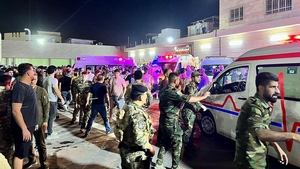 At least 100 dead after fire at Iraq wedding party