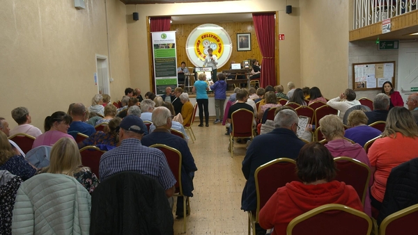 Locals attend the weekly bingo in Cullyfad community centre in Co Longford