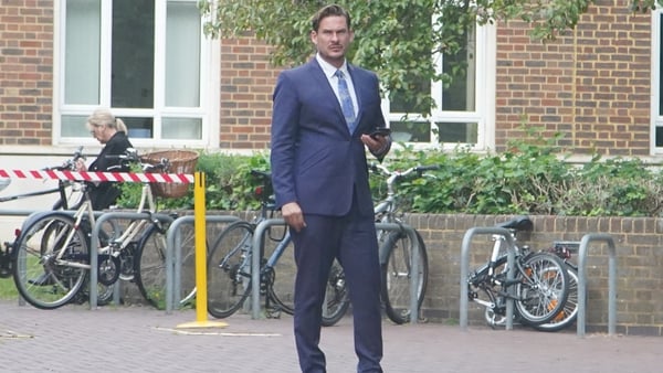 Lee Ryan leaves Isleworth Crown Court, west London, after he was handed a 12-month suspended prison sentence