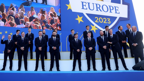 Team Europe at the opening ceremony