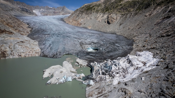 More than half of the glaciers in the Alps are in Switzerland where temperatures are rising by around twice the global average due to climate change