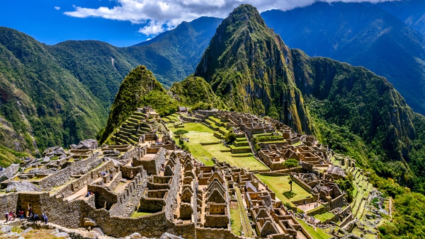 Machu Picchu is visited by up to 3,800 people per day