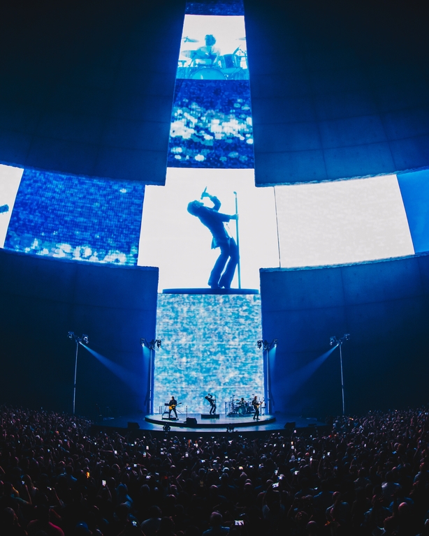 U2 salute Larry Mullen as Las Vegas residency begins