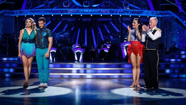 When last week's and this week's scores and votes were combined, Les Dennis and Nancy Xu, right, were placed in the dance-off against Nikita Kanda and Gorka Márquez, left