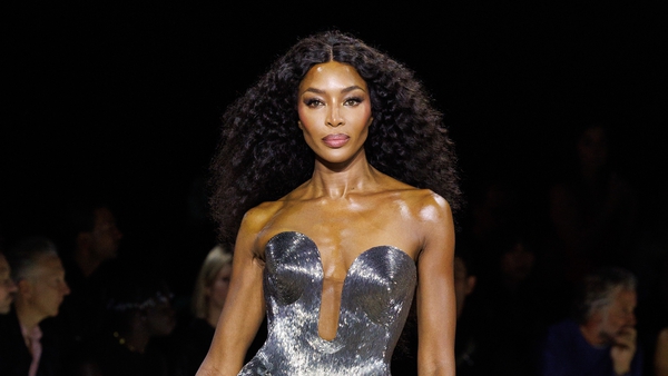 Naomi Campbell played a starring role on the catwalk/