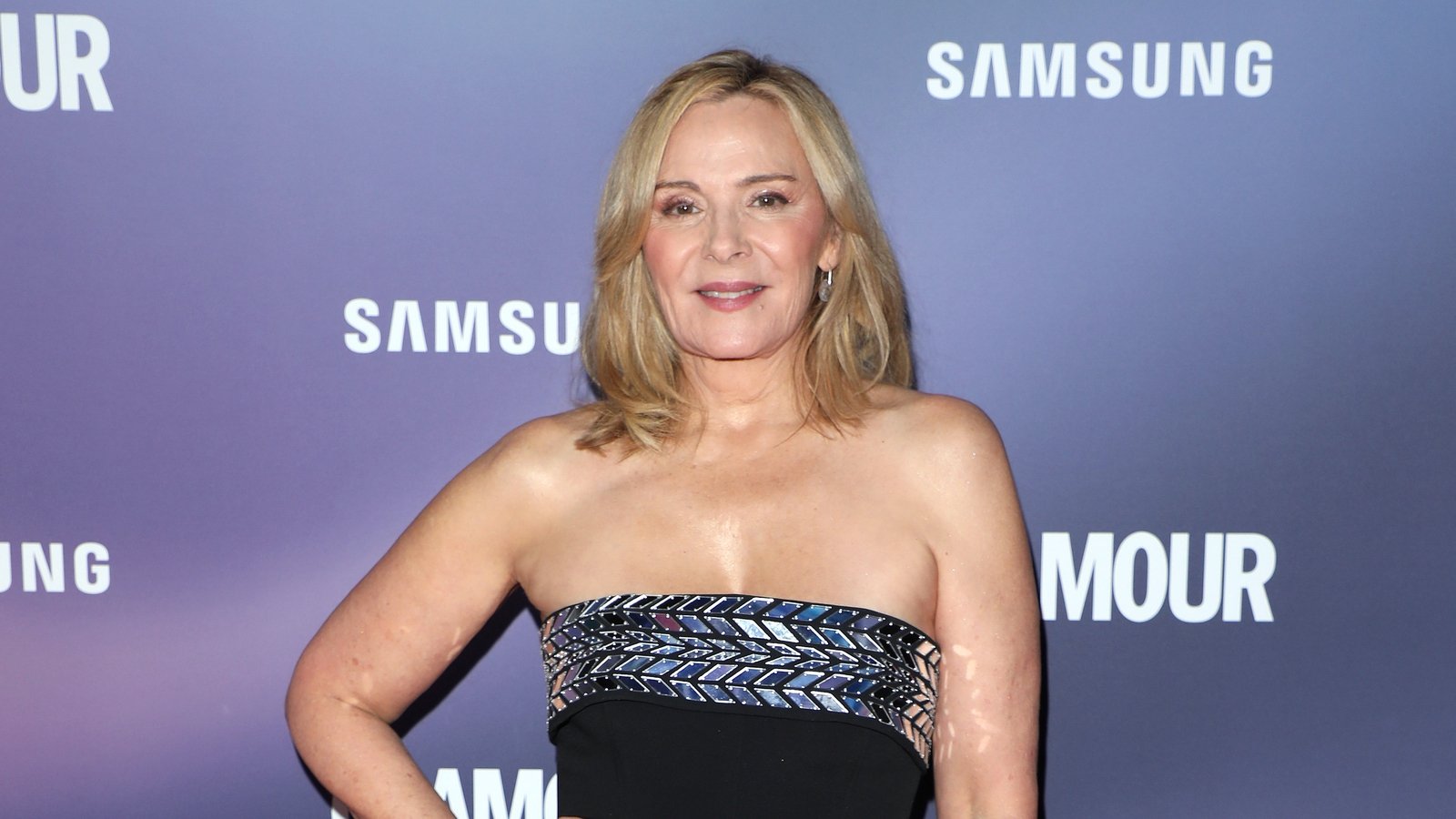 Kim Cattrall Gives Off Samantha Jones Vibes as She Models for SKIMS