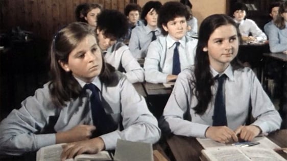 Pupils of Loreto Abbey boarding school in Rathfarnham,County Dublin, 1983