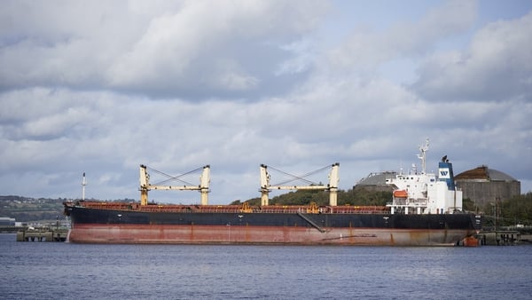 The ship has since been tied up at the former IFI berth at Rushbrook in Cork Harbour since it was first brought there under arrest almost two months ago