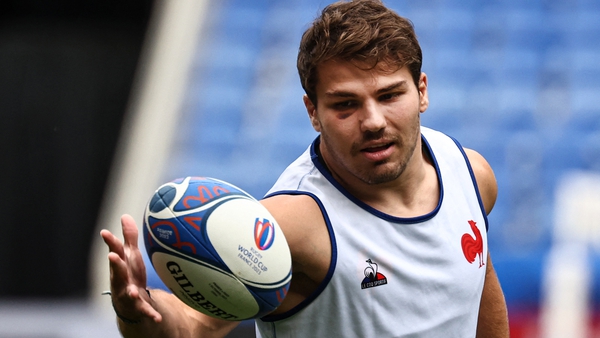 Antoine Dupont is back in training with France