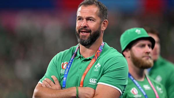 Ireand headcoach Andy Farrell
