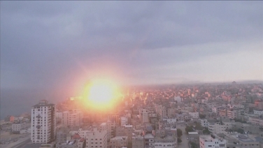 Israeli strikes pound Gaza following weekend attack