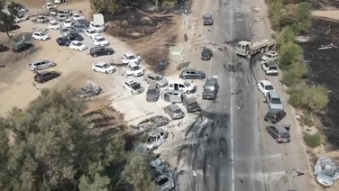 Aftermath of rave party attack in Israel