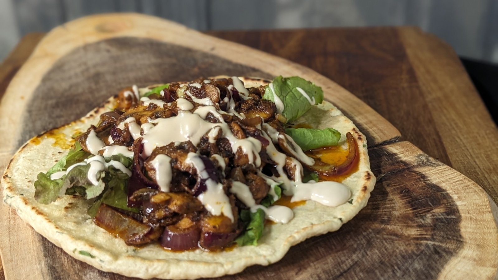 Dvir Nusery's mushroom shawarma: Today