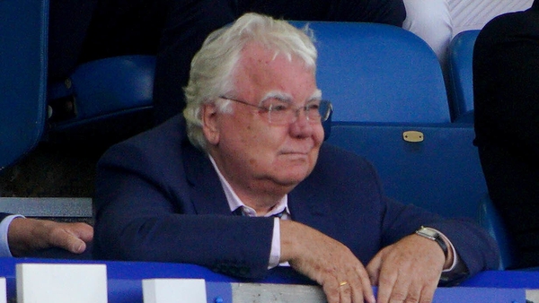 Bill Kenwright pictured at Goodison Park, Liverpool in August 2022