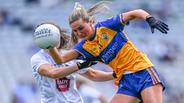 Clare's Fidelma Marrinan iin action during this year's All-Ireland intermediate final against Kildare in Croke Park