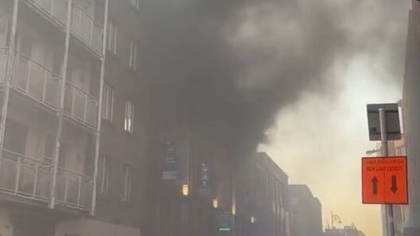 The fire has been brought under control (Pic: Dublin Fire Brigade)