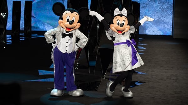 Mickey and Minnie celebrate Disney's 100th anniversary