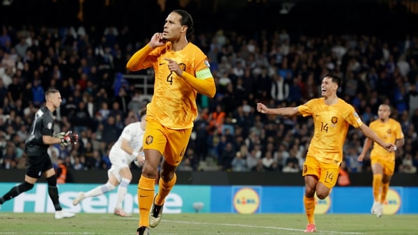 Liverpool captain Van Dijk converted the Dutch's second spot kick of the night in Athens