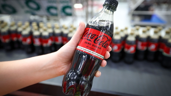 Coca-Cola said the new bottles will lead to the elimination of an additional 7,100 tonnes of virgin plastic from circulation a year on the island of Ireland