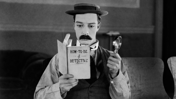 The incomparable Buster Keaton in Sherlock Jr.