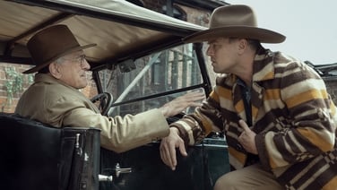 Robert DeNiro and Leonardo DiCaprio star in Killers of the Flower Moon