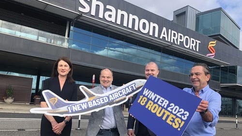 Ryanair to operate 18 routes from Shannon Airport