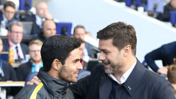 It's a first face-off as opposing managers for Mikel Arteta and Mauricio Pochettino