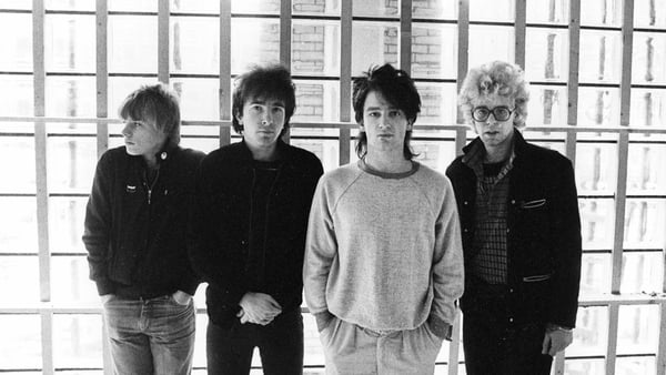 Photo of U2, L-R: Larry Mullen Jnr, The Edge, Bono, Adam Clayton in October 1980. Photo: Getty Images