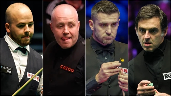 Between them, Luca Brecel, John Higgins, Mark Selby and Ronnie O'Sullivan have won 16 world titles since 1998