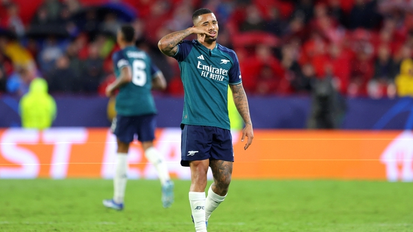 Gabriel Jesus got a goal and assist as Arsenal beat Sevilla 2-1 in their Champions League meeting