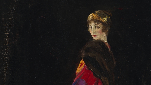 Sir John Lavery, (1856-1941), detail from 'Lady Lavery in an Evening Cloak' (Pic: National Gallery of Ireland)
