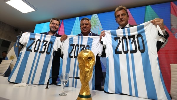 Argentina will host a game at the 48-team 2030 World Cup, despite Spain, Portugal and Morocco being the tournament hosts