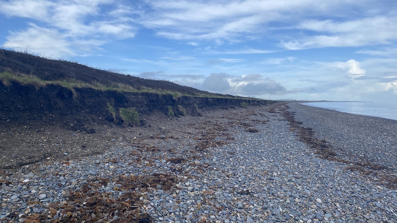 Parts of Wicklow coastline eroded after Storm Babet