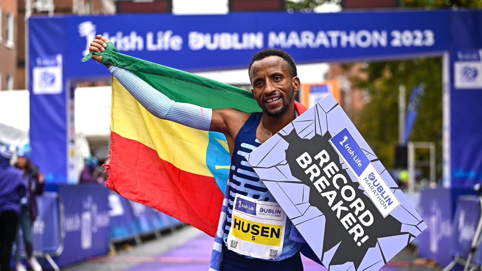 Husen and Negash victorious in Dublin Marathon