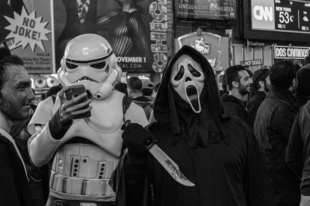 darth vader and scream masks