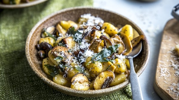 This rich and creamy pasta uses a variety of mushrooms and has a deep unami flavour.