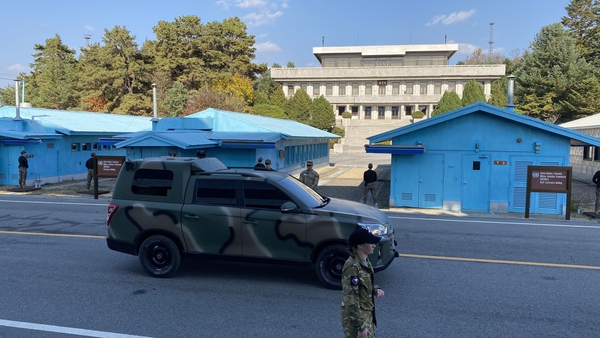 The DMZ separates North and South Korea and is the most heavily fortified border in the world