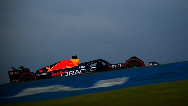 Qualifying was cut short when the skies darkened suddenly after Max Verstappen had set the fastest time